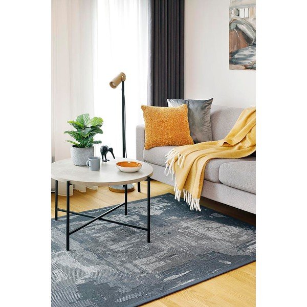 Siva obojestranska preproga Narma Nedrema, 80 x 250 cm-image-2