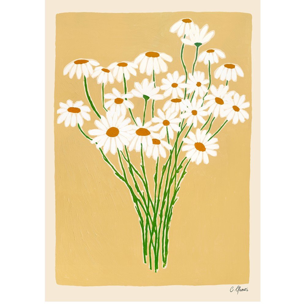 Plakat 30x40 cm Daisies – Carla Llanos