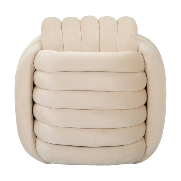 Kremno bel žameten tabure Softy – Mauro Ferretti-image-2