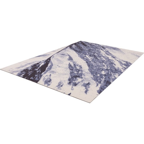 Modra volnena preproga 160x240 cm Albo – Agnella-image-4