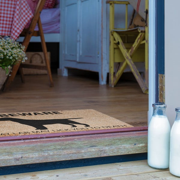 Predpražnik iz kokosovih vlaken 40x60 cm Labrador – Artsy Doormats-image-4