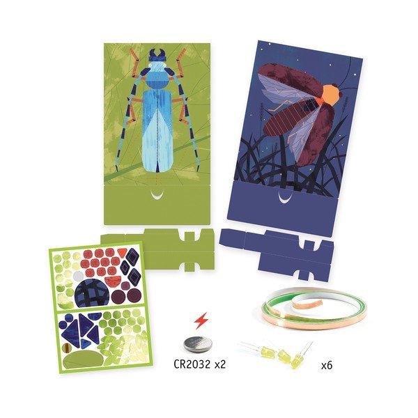 Komplet 3 svetlečih slik Djeco Insectarium-image-4