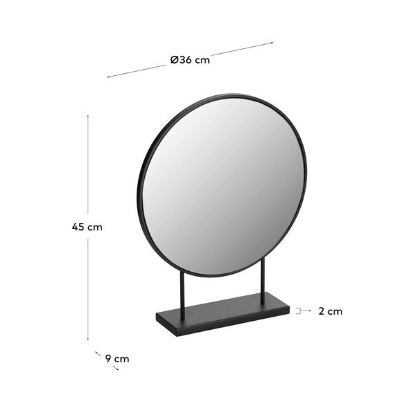 Kozmetično ogledalo 36x45 cm Libia – Kave Home-image-4