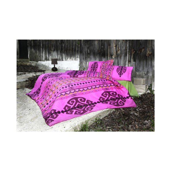 Vključeno platno Marbel Pink, 200x220 cm-image-1