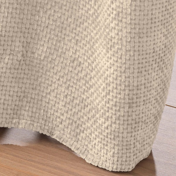 Bež zavesa iz šenilje 140x260 cm Leo – douceur d'intérieur-image-4