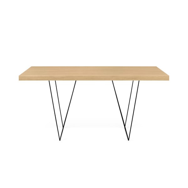 Miza s črnimi nogami TemaHome Multi, 160 x 90 cm-image-1