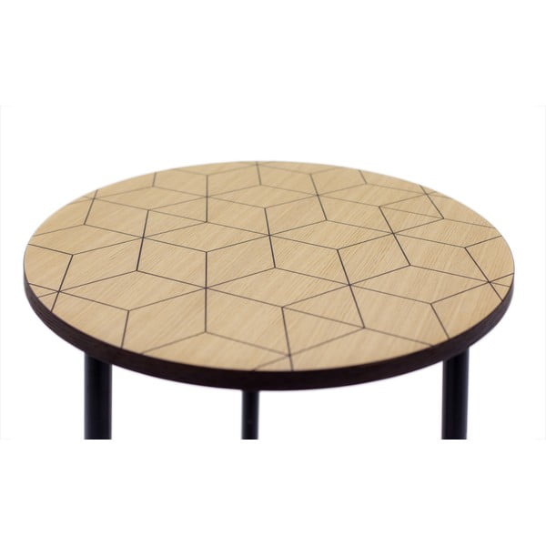 Okrogla stranska mizica Woodman Arty Triangle 50 -image-3