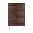 Temno rjava omarica v hrastovem dekorju 80x130 cm Kyoto – House Nordic