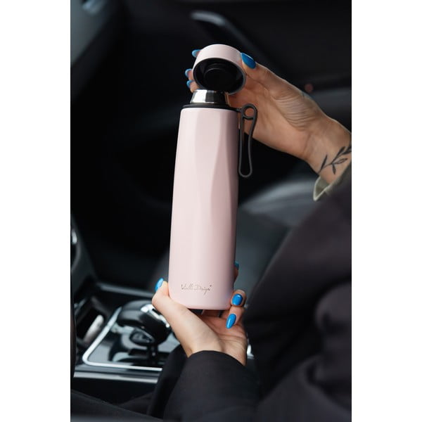 Rožnata termoska 500 ml Fuori – Vialli Design-image-3