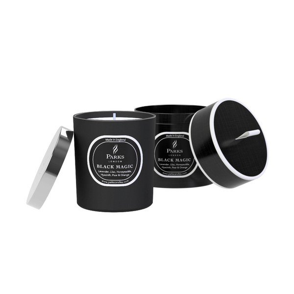 Dišeča sveča z vonjem sivke in bezga Parks Candles London Magic, čas gorenja 45 ur-image-1