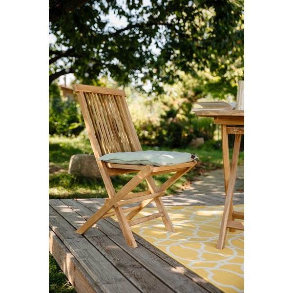 Vrtni stoli iz masivnega lesa v naravni barvi v kompletu 2 ks Toledo – House Nordic-image-1