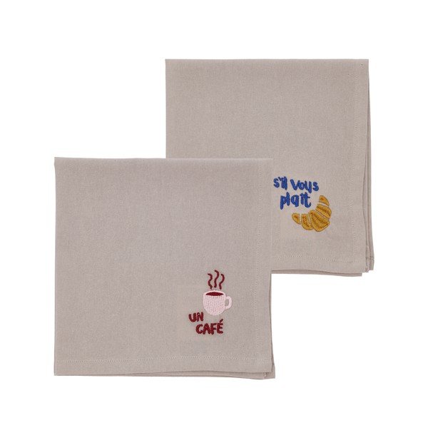 Tekstilni prtički v kompletu 2 ks 40x40 cm Bistro – Södahl