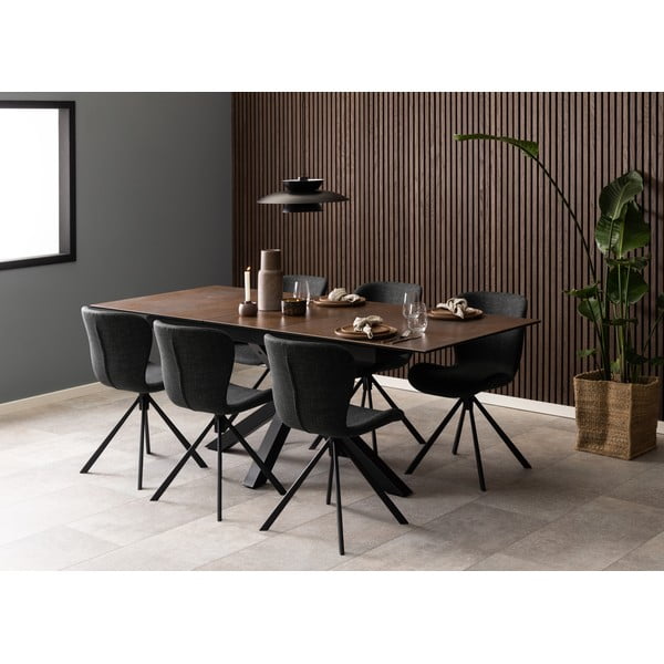 Temno sivi jedilni stoli v kompletu 2 ks Batilda – Actona-image-3