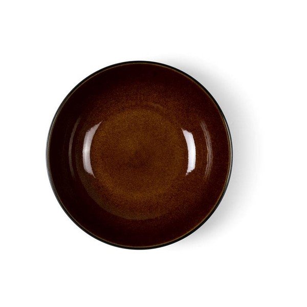 Črn/jantaren jušni krožnik iz kamenine ø 24 cm Gastro Black/Amber – Bitz-image-1