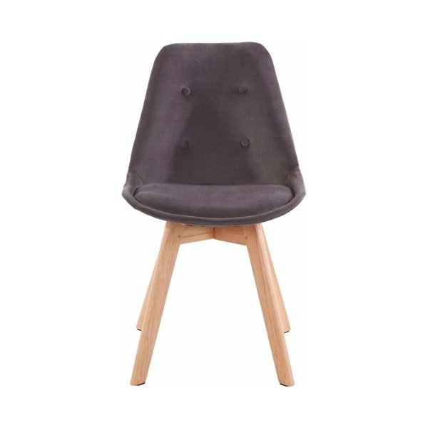 Komplet 2 temno sivih jedilnih stolov Støraa Ohio-image-1