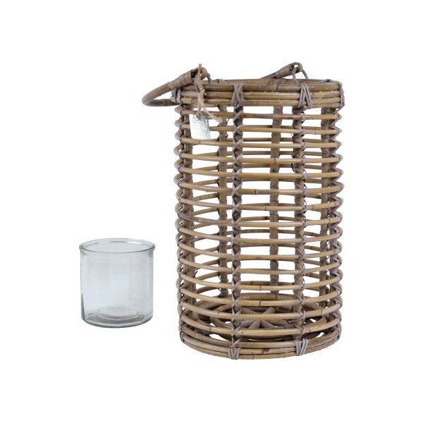 Luč iz ratana Esschert Design Nature, višina 39 cm-image-1
