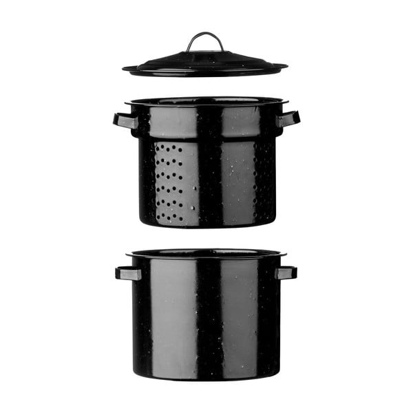 Komplet 2 emajliranih loncev za testenine Premier Housewares, 10 l-image-1