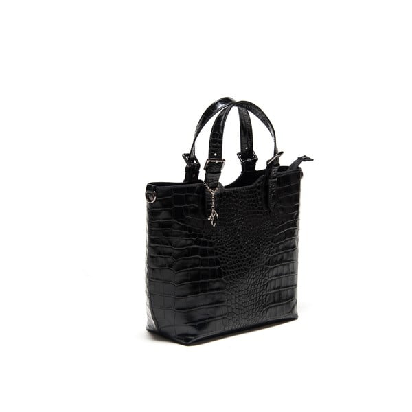 Črna usnjena torbica Renata Corsi 635-image-2