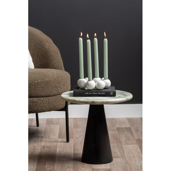 Marmorna okrogla stranska mizica ø 40 cm Force – Leitmotiv-image-3