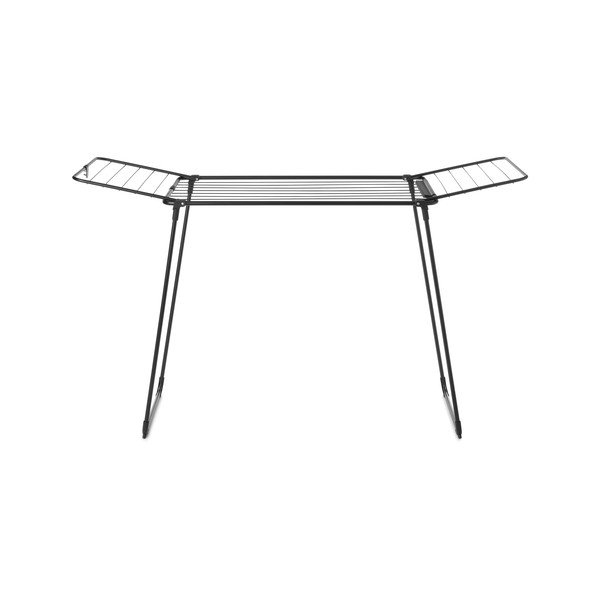 Mat črno stojalo za sušenje perila 18 m HangOn Too – Brabantia