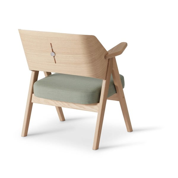 Svetlo zelen fotelj iz hrastovega lesa Findahl by Hammel Me Tube-image-3