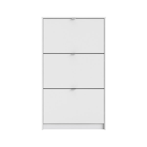 Bela preklopna omarica za čevlje Shoes – Tvilum-image-2