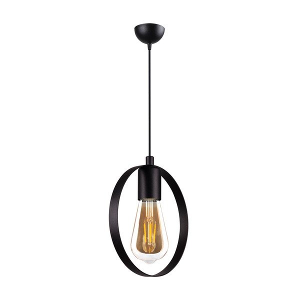 Črna viseča svetilka Squid Lighting Circle, višina 113 cm-image-2