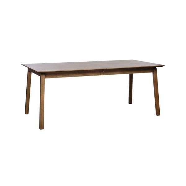 Raztegljiva jedilna miza z mizno ploščo v hrastovem dekorju 95x190 cm Baro – Unique Furniture-image-4