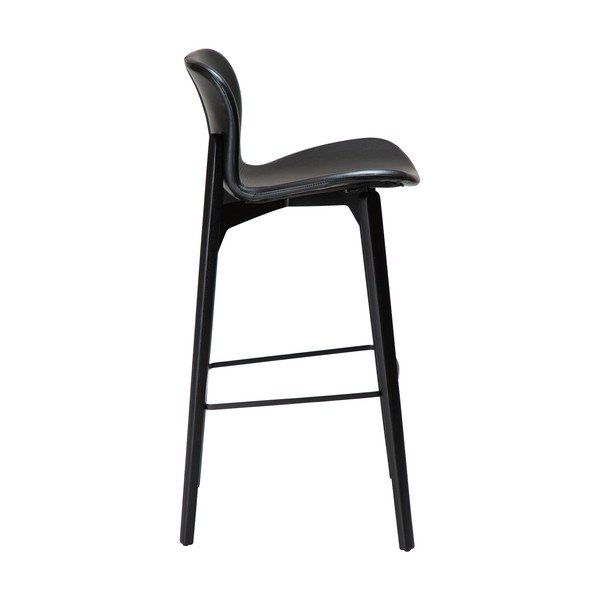 Črn barski stol (višina sedeža 68 cm) Paragon – DAN-FORM Denmark-image-2