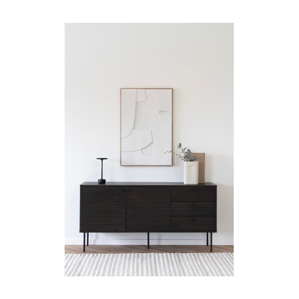 Črna LED namizna svetilka (višina 28,5 cm) Lyneham – House Nordic-image-2