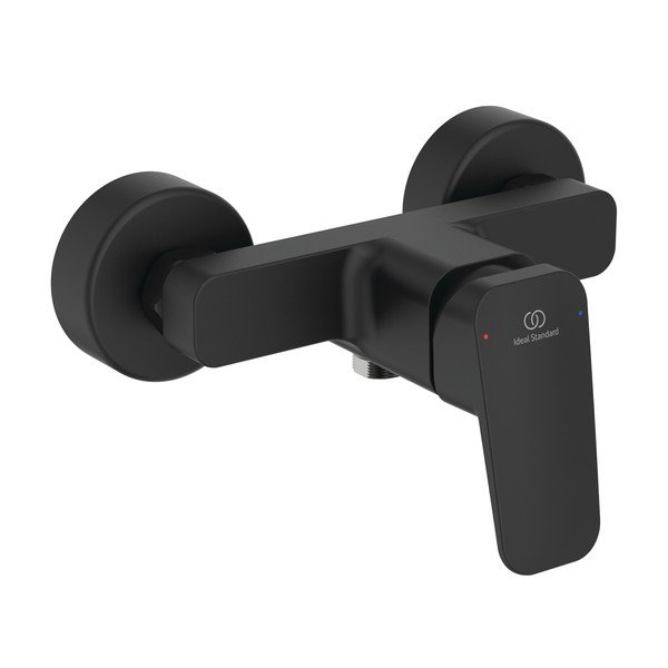 Mat črna stenska armatura za tuš Ceraplan – Ideal Standard