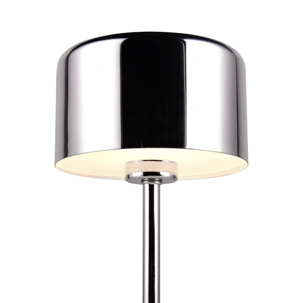 LED zatemnitvena namizna svetilka v sijajno srebrni barvi (višina 30 cm) Jeff – Reality-image-1