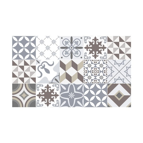 Vodoodporna talna nalepka Ambiance Brown Style, 100 x 60 cm-image-2