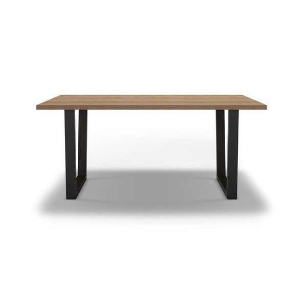 Jedilna miza z mizno ploščo v hrastovem dekorju 100x180 cm Francesca – Marckeric-image-2