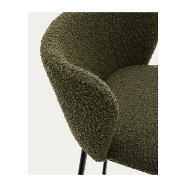 Zelen barski stol (višina sedeža 65 cm) Ciselia – Kave Home-image-1