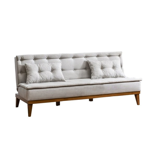 Kremno bel raztegljivi kavč Aristea