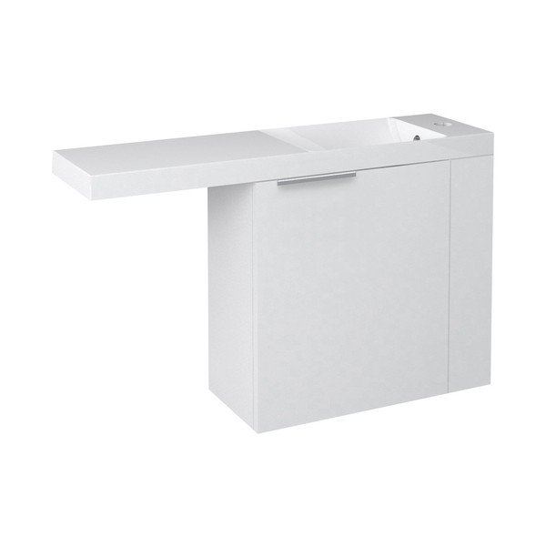 Bela stenska omarica brez umivalnika 50x50 cm Latus Vi – Sapho