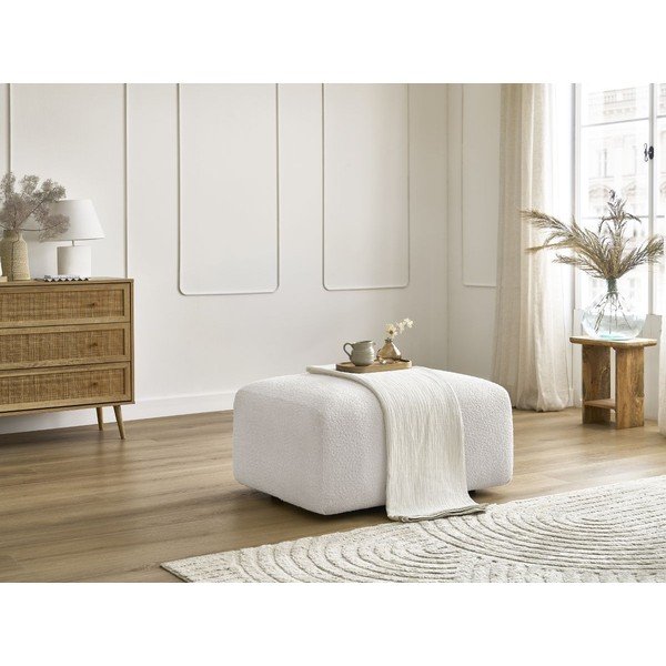 Bel tabure iz tkanine bouclé Tina – Bobochic Paris-image-1