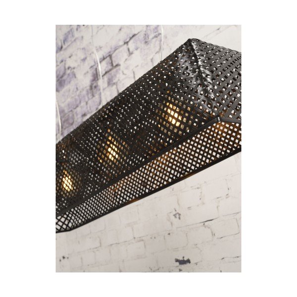 Črna bambusova viseča svetilka Good&Mojo Komodo-image-2