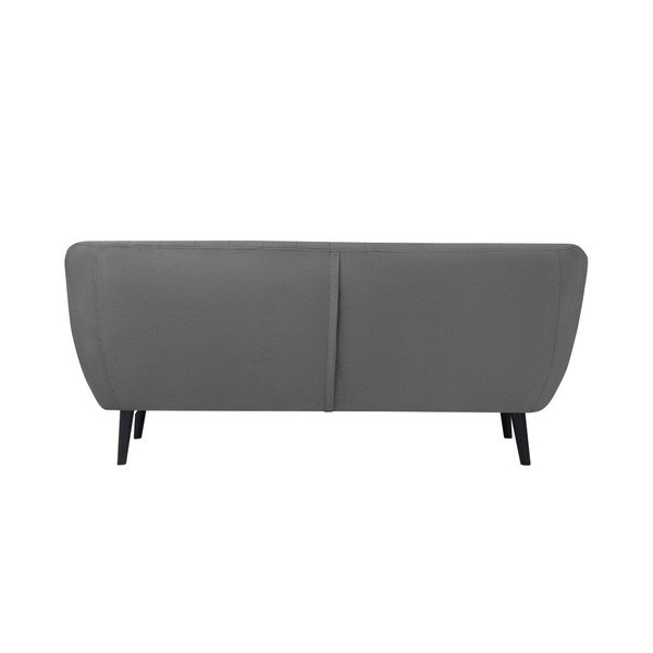 Siva zofa za tri Mazzini Sofas Toscane, črne noge-image-2