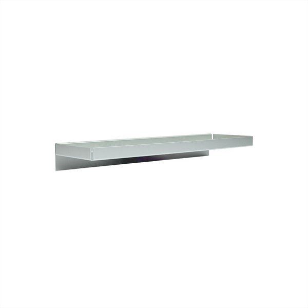 Kovinska polica v srebrni barvi 50 cm Bakku – OYOY Living Design