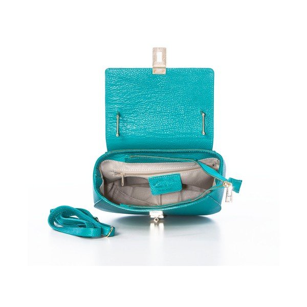 Usnjena torbica Grana Dollaro Turquoise-image-3