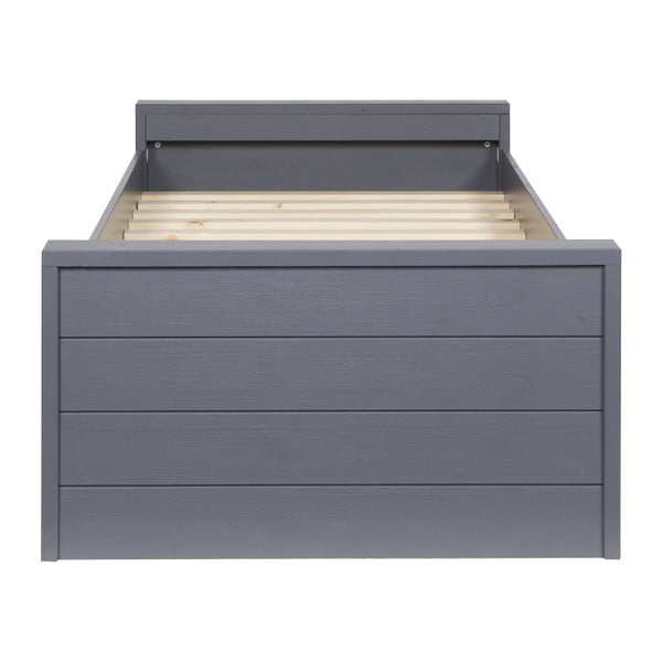 Siva postelja 90x200 cm Dennis – WOOOD-image-3