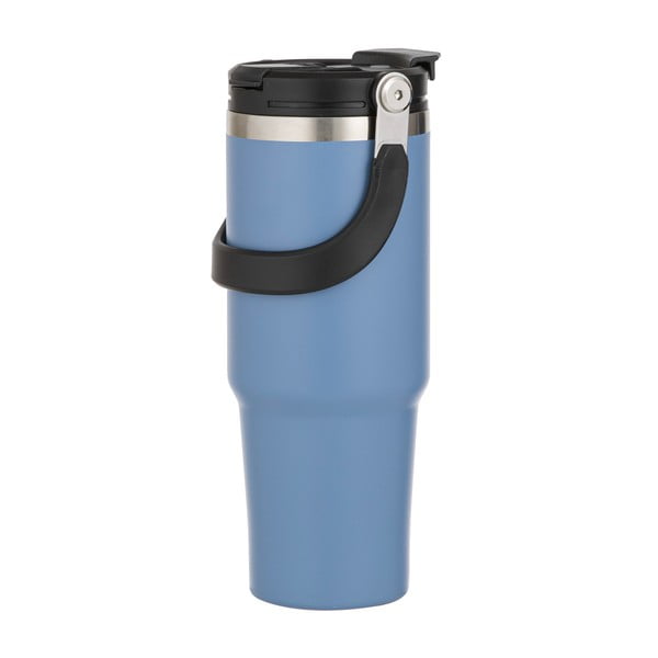 Modra steklenica za vodo za na pot iz nerjavečega jekla 1 l Eco – Ladelle