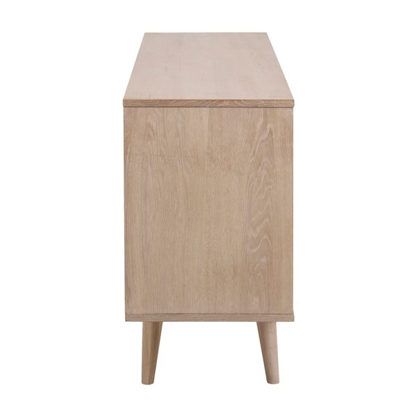 Nizka komoda v hrastovem dekorju v naravni barvi 150x75 cm Nagano – Actona-image-4