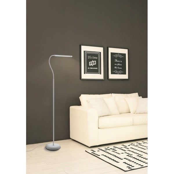 Bela LED stoječa svetilka (višina 130 cm) LAROA – EGLO-image-1
