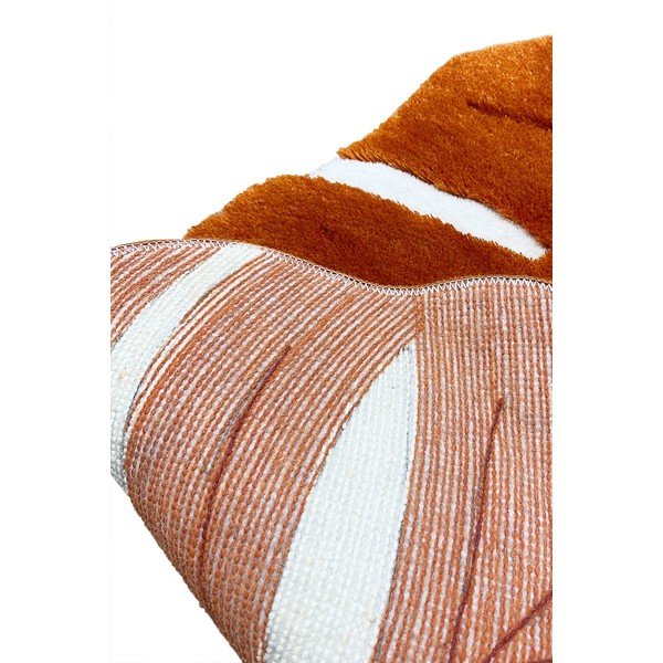 Oranžna kopalniška preproga 80x120 cm Frunze – Foutastic-image-2