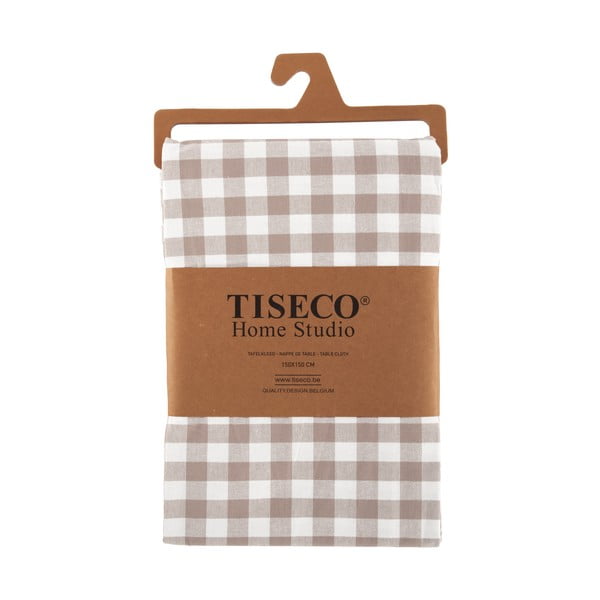 Bombažen namizni prt 150x150 cm Gingham – Tiseco Home Studio-image-2