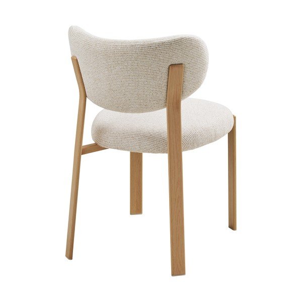 Bel oblazinjen jedilni stol Savina – House Nordic-image-4