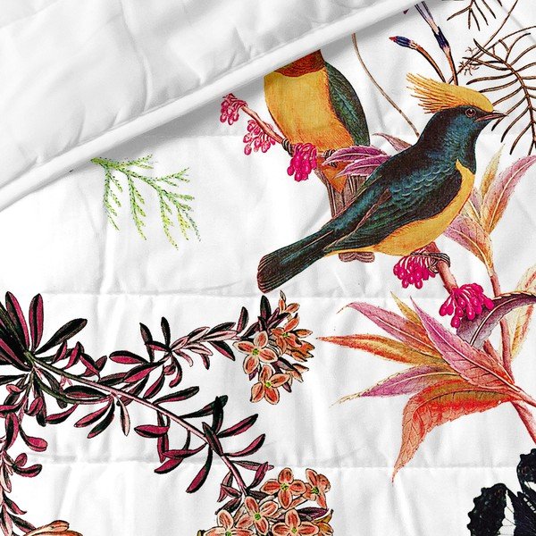 Bombažno prešito pregrinjalo 240x260 cm Birds of paradice – Happy Friday-image-2